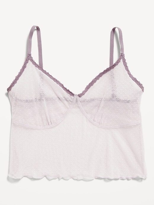Image number 1 showing, Mesh Cami Bra