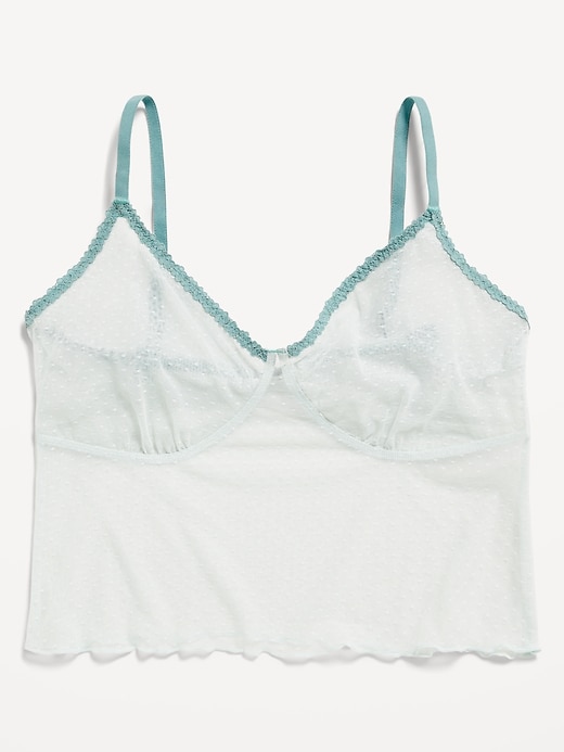 Image number 1 showing, Mesh Cami Bra