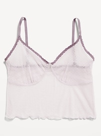 Image number 1 showing, Mesh Cami Bra