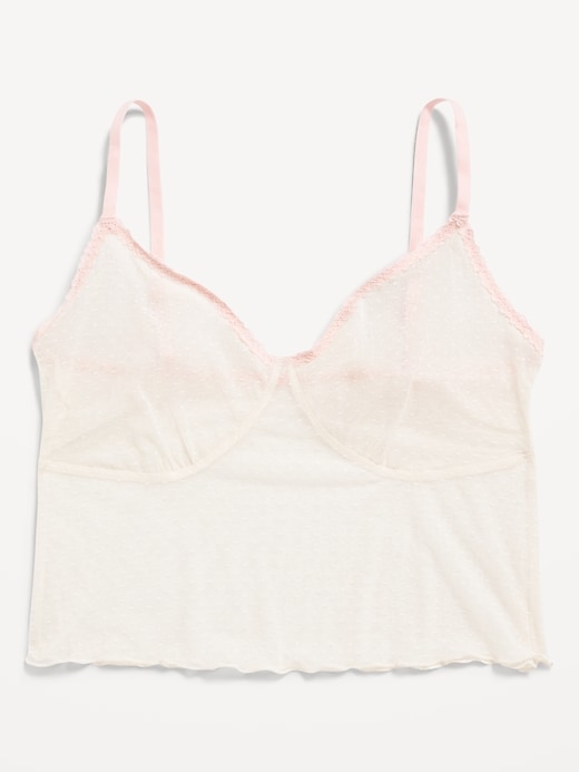 Image number 1 showing, Mesh Cami Bra