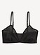 Lace-Trim Dot-Mesh Bralette - image 5