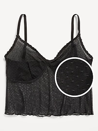 Image number 3 showing, Mesh Cami Bra