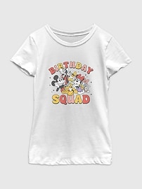 Image number 1 showing, Disney Birthday Squad Graphic T-Shirt for Girls