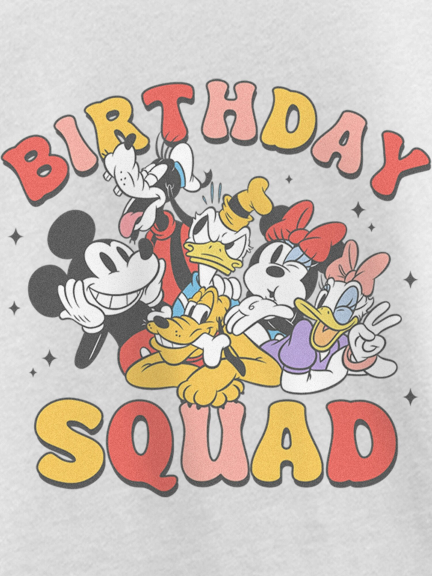 Футболка Old Navy Disney Birthday Squad Graphic T-Shirt для девочек, цвет: Белый — фото 2