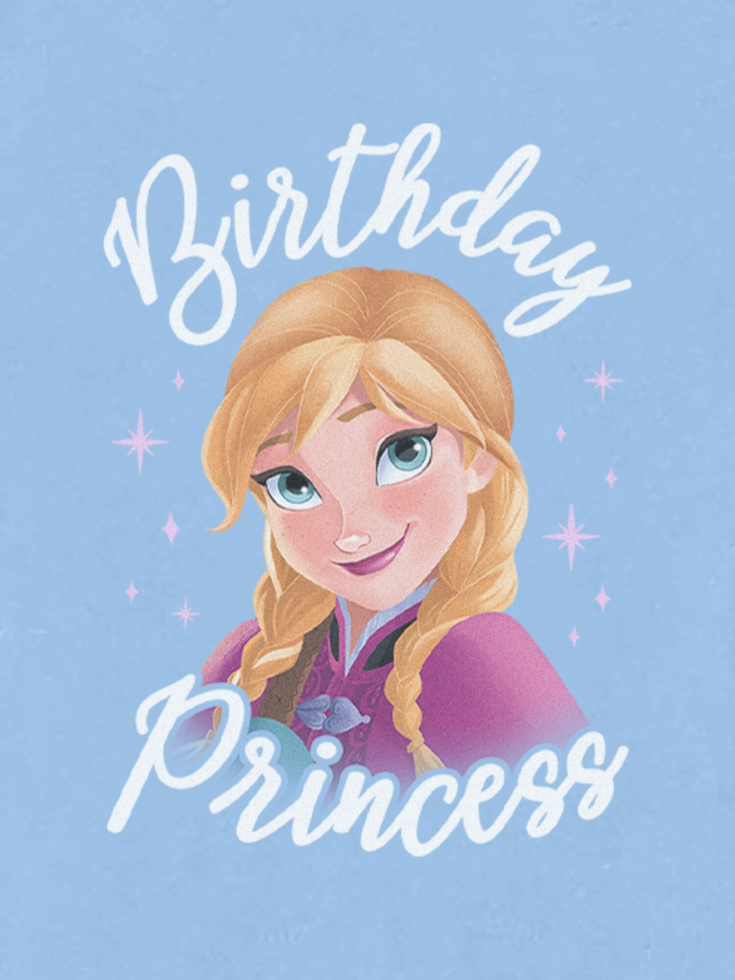 Футболка Old Navy Disney Frozen Birthday Princess Graphic T-Shirt для малышей, цвет: Светлый синий — фото 2