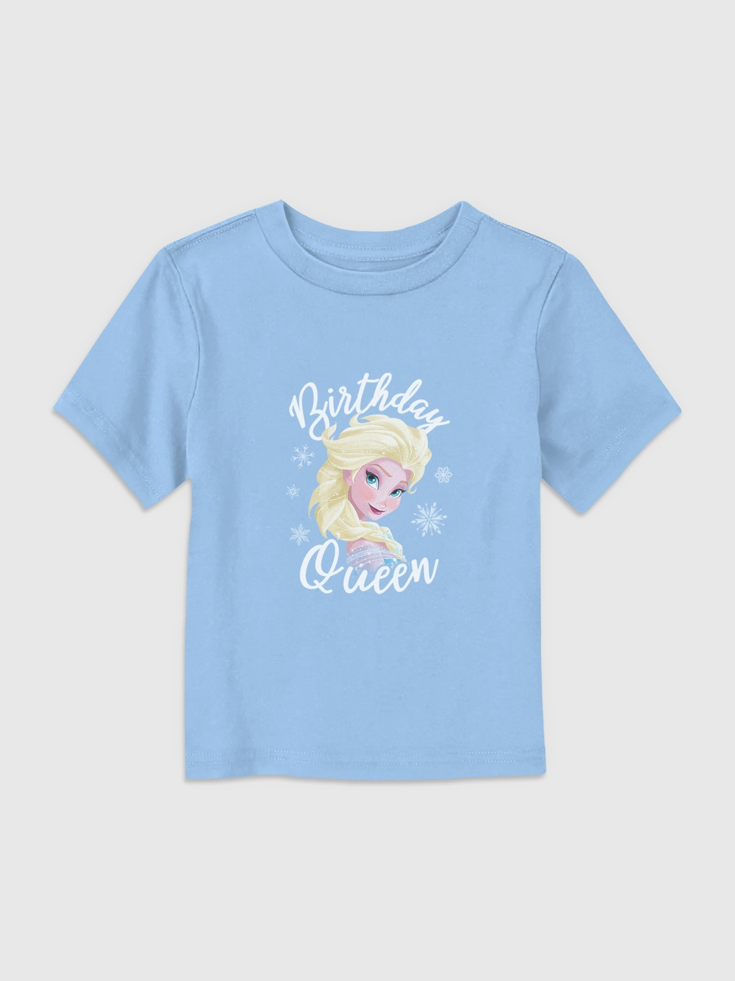 Футболка Old Navy Disney Frozen Birthday Queen Graphic T-Shirt для малышей, цвет: Светлый синий
