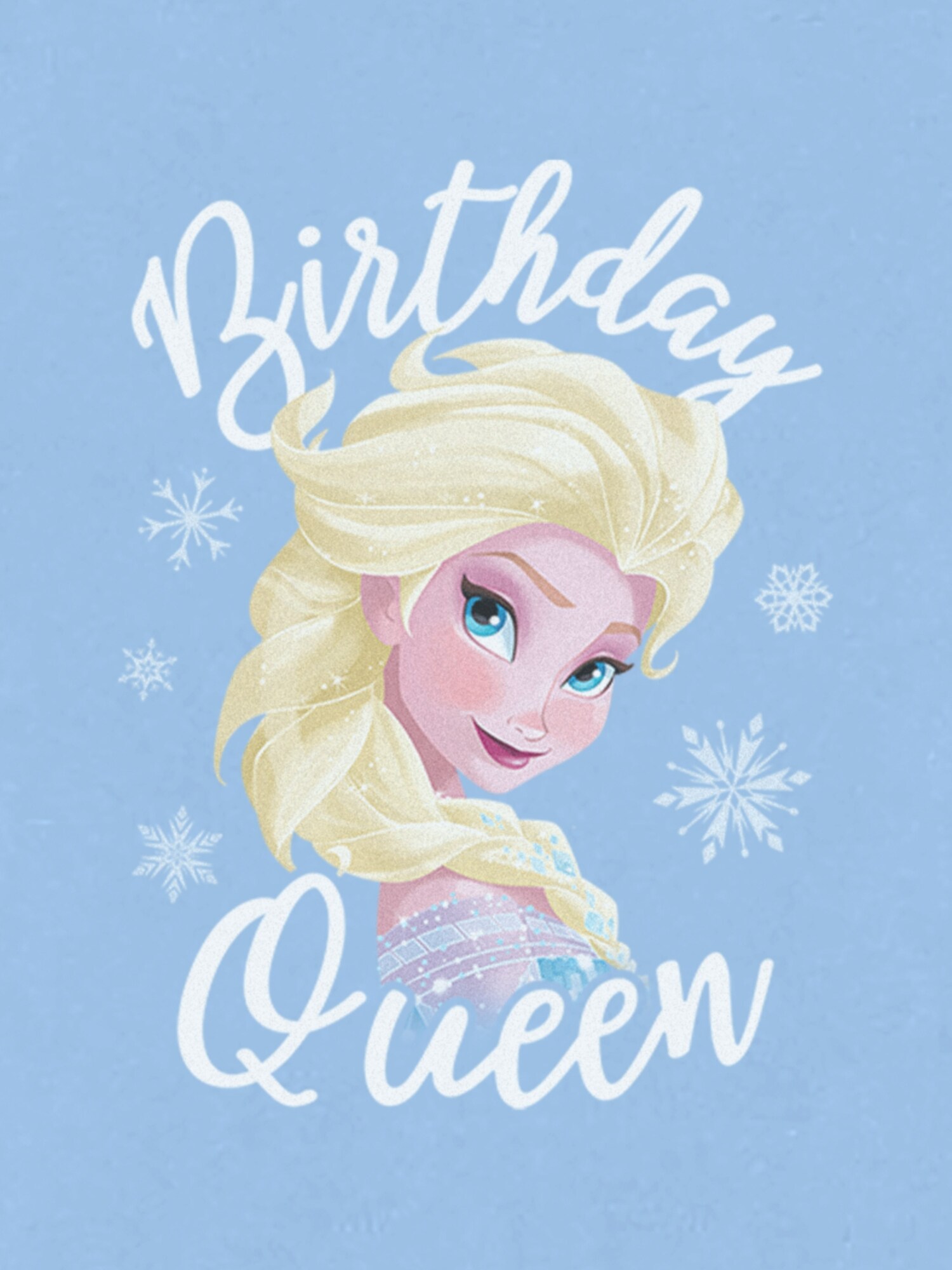 Футболка Old Navy Disney Frozen Birthday Queen Graphic T-Shirt для малышей, цвет: Светлый синий — фото 2