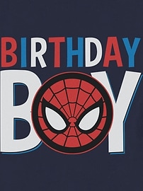 Image number 2 showing, Marvel Universe Classic Birthday Icon Spiderman Graphic T-Shirt for Toddler