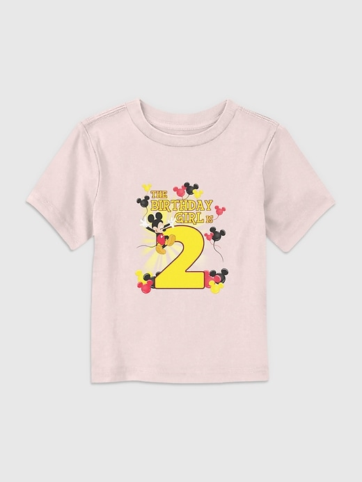 Image number 1 showing, Disney Mickey Birthday Girl Is 2 Graphic T-Shirt for Toddler