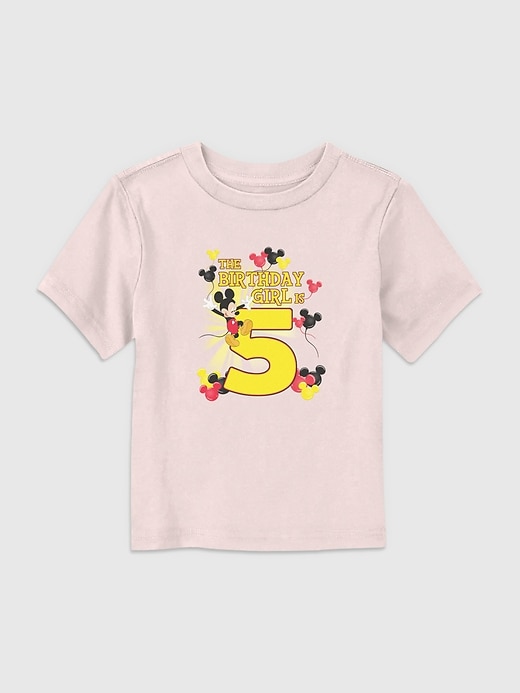 Image number 1 showing, Disney Mickey Birthday Girl Is 5 Graphic T-Shirt for Toddler