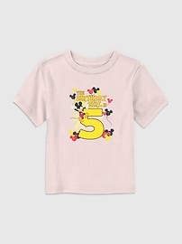 Image number 1 showing, Disney Mickey Birthday Girl Is 5 Graphic T-Shirt for Toddler
