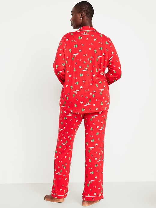 Image number 6 showing, Sunday Sleep Knit Jersey Pant Set