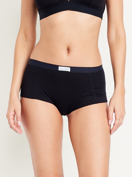 Image number 1 showing, Ribbed Hipster Underwear