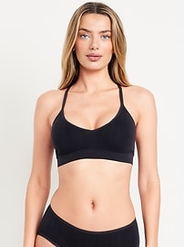 Image number 1 showing, Seamless Racerback Bralette