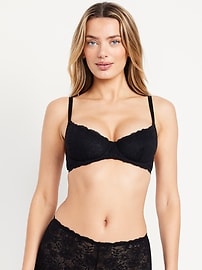 Image number 1 showing, Lace Balconette Bra