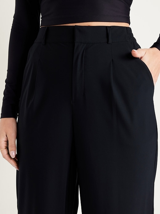 Image number 3 showing, High-Waisted SleekTech Trouser Pants