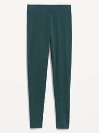Image number 3 showing, High-Waisted Jersey Fashion Layering Leggings