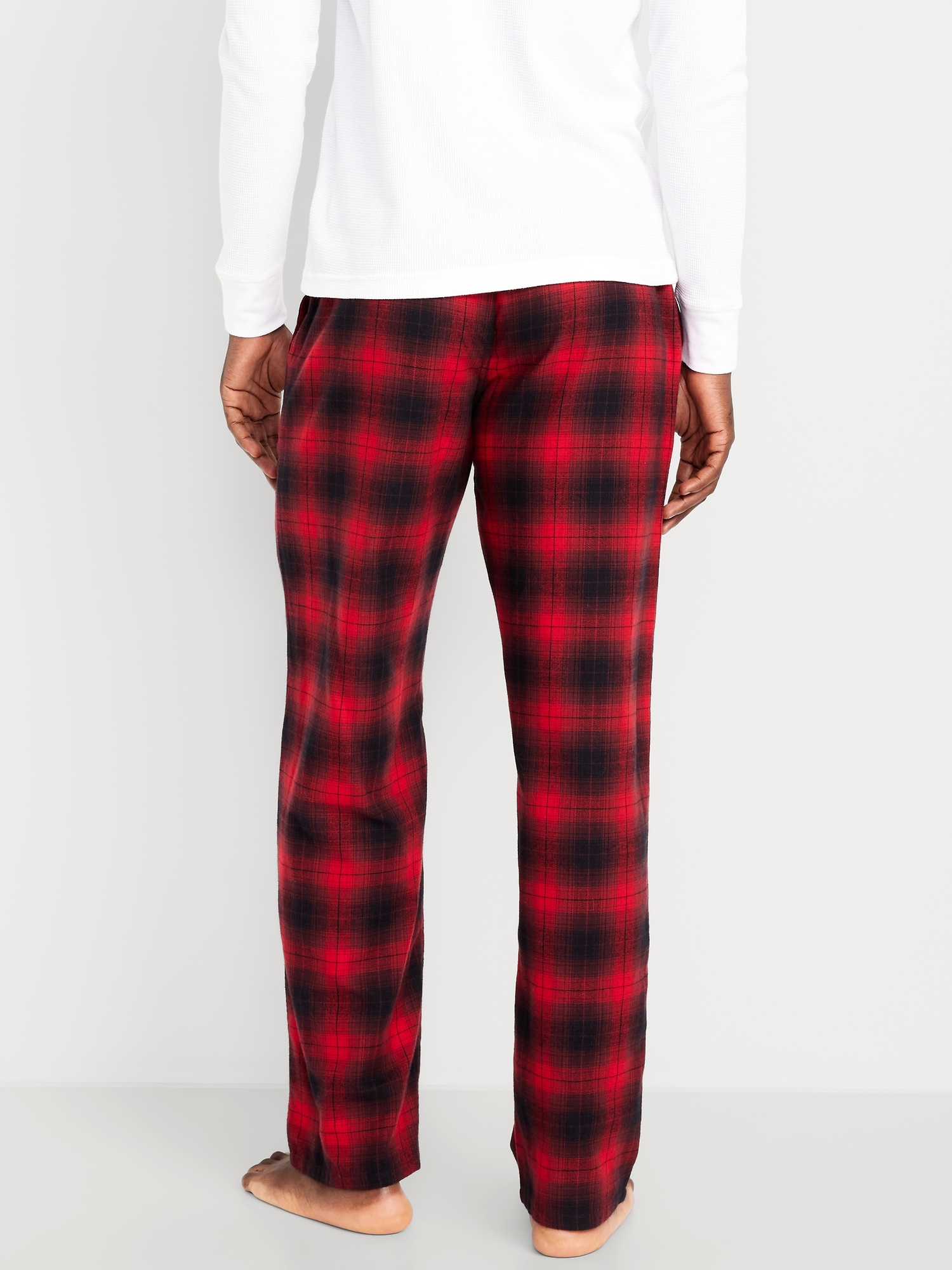 Printed Flannel Pajama Pants for Men