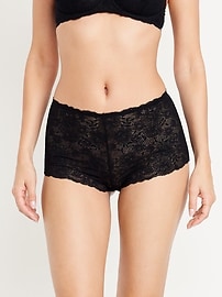 Image number 1 showing, Lace Boyshort Underwear