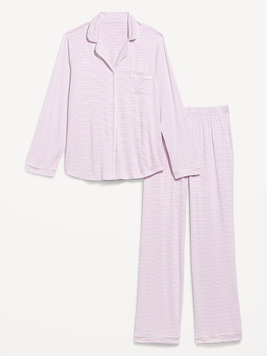 Image number 4 showing, Knit Pajama Pant Set