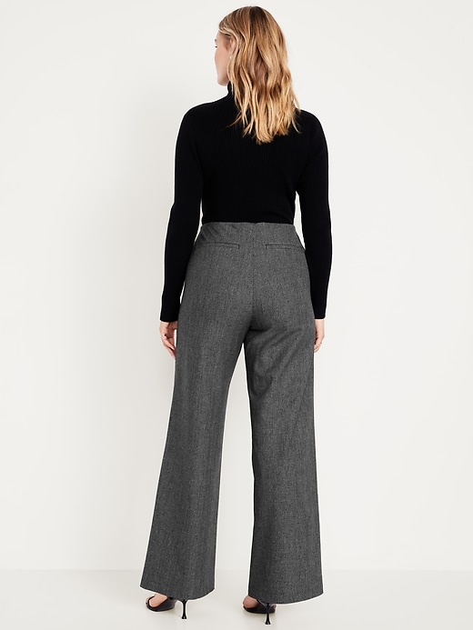 Image number 7 showing, High-Waisted Pull-On Pixie Wide-Leg Pants
