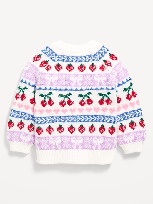 Image number 3 showing, SoSoft Fair Isle Tunic Sweater for Baby