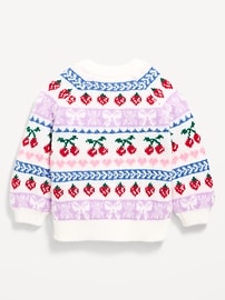 Image number 3 showing, SoSoft Fair Isle Tunic Sweater for Baby
