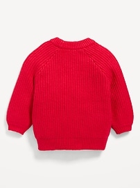 Image number 3 showing, SoSoft Textured Bows Tunic Sweater for Baby