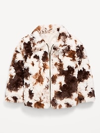 Image number 1 showing, Faux-Fur Zip Jacket for Toddler Girls