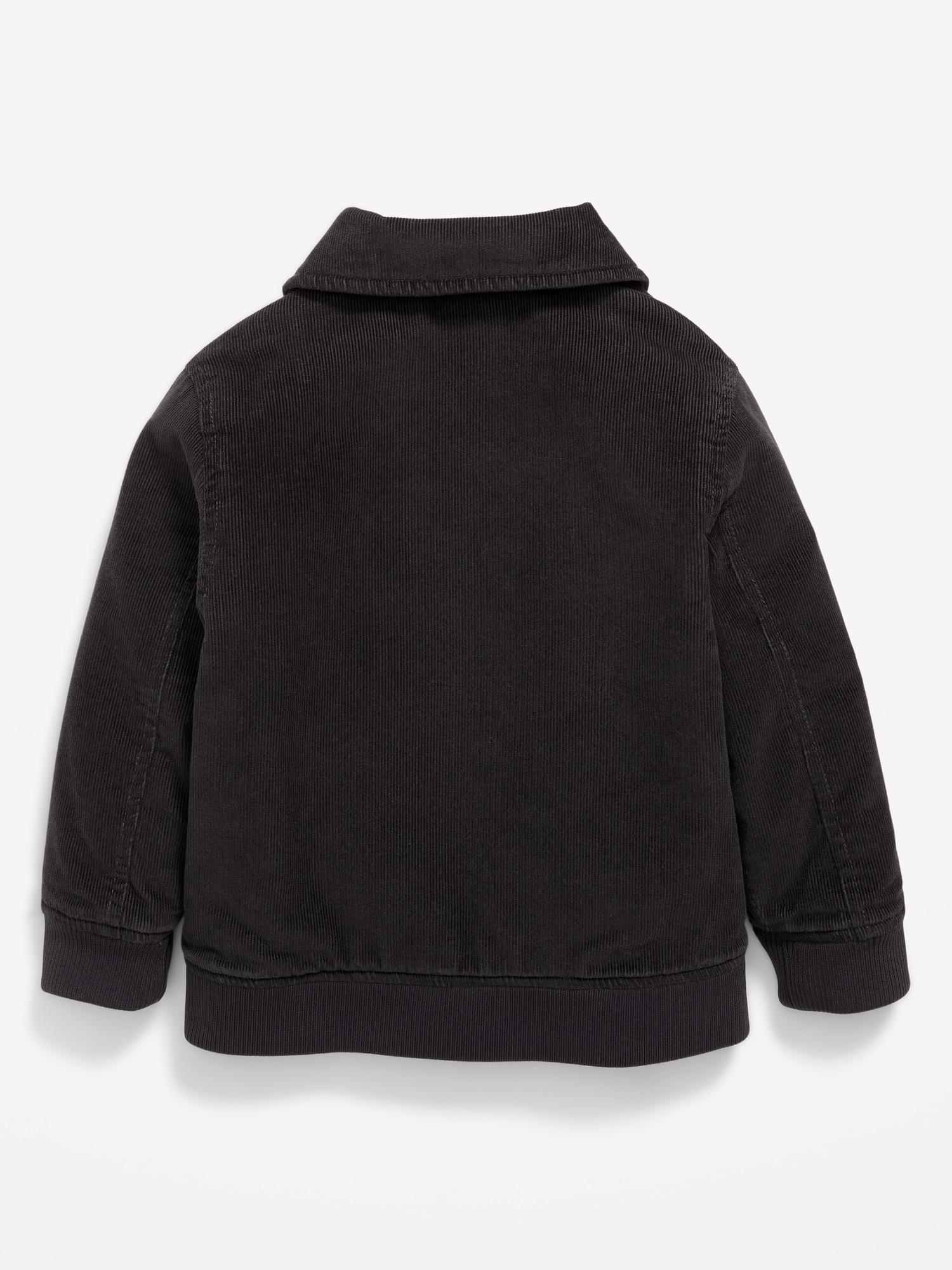 Corduroy Full Zip Embroidered Bomber Jacket for Toddler Boys