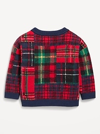 Image number 2 showing, SoSoft Unisex Plaid Sweater for Baby