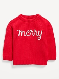 Image number 2 showing, SoSoft Unisex Plaid Sweater for Baby