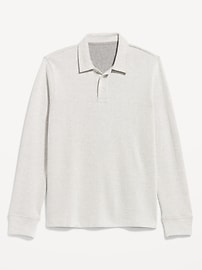 Image number 4 showing, Long-Sleeve French Rib Polo