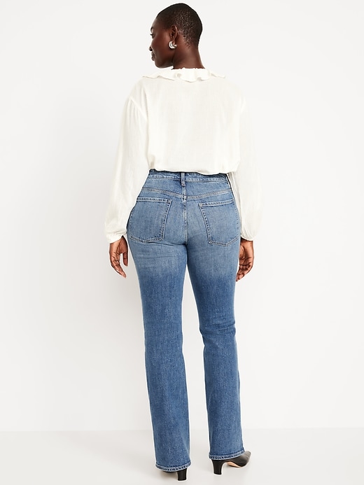 Image number 5 showing, Mid-Rise Slim Boot-Cut Jeans