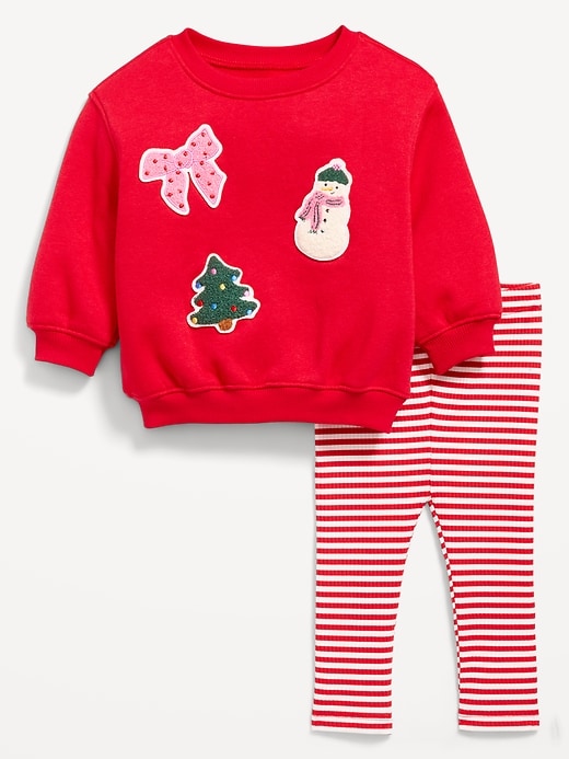 Image number 2 showing, Tunic Sweatshirt and Leggings Set for Baby