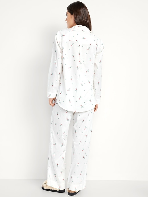 Image number 2 showing, Poplin Pajama Pant Set