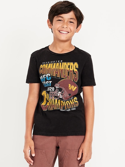 Image number 3 showing, NFL™ Washington Commanders™ Gender-Neutral Graphic T-Shirt for Kids