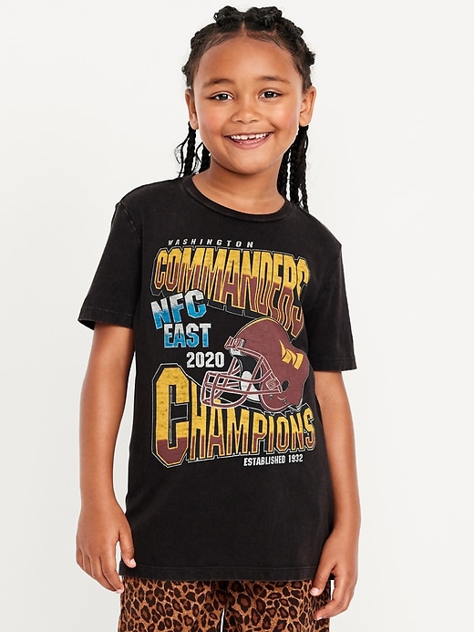 Image number 4 showing, NFL™ Washington Commanders™ Gender-Neutral Graphic T-Shirt for Kids