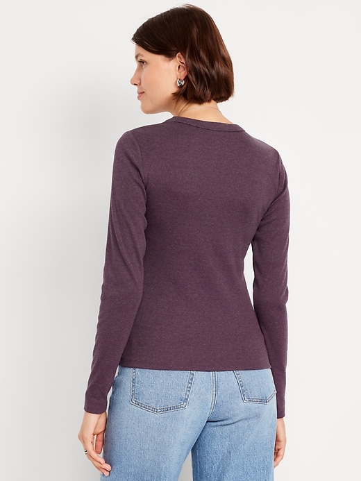 Image number 2 showing, Snug Long-Sleeve Crew-Neck T-Shirt
