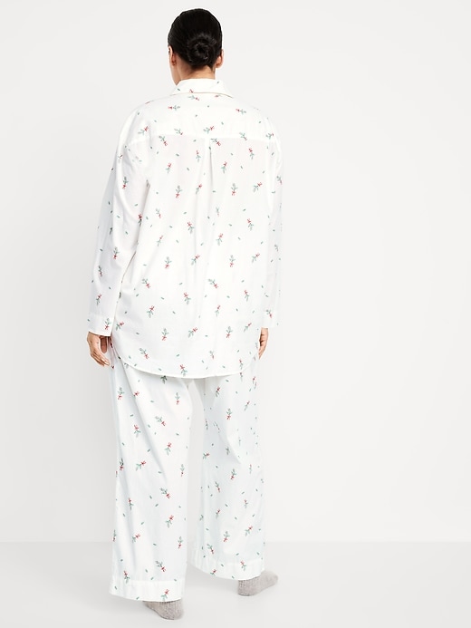 Image number 8 showing, Poplin Pajama Pant Set