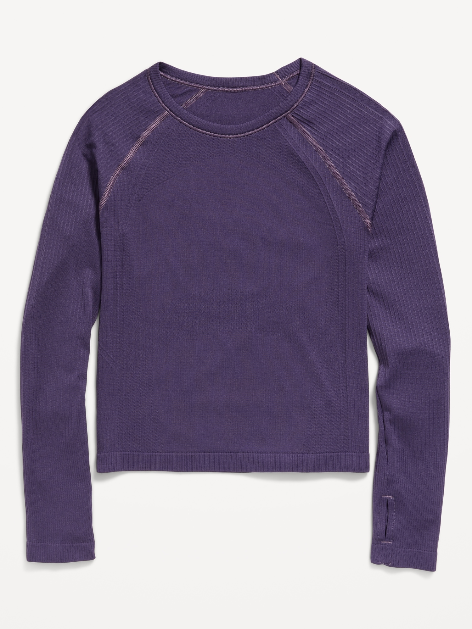 Fitted Seamless Performance Top for Girls
