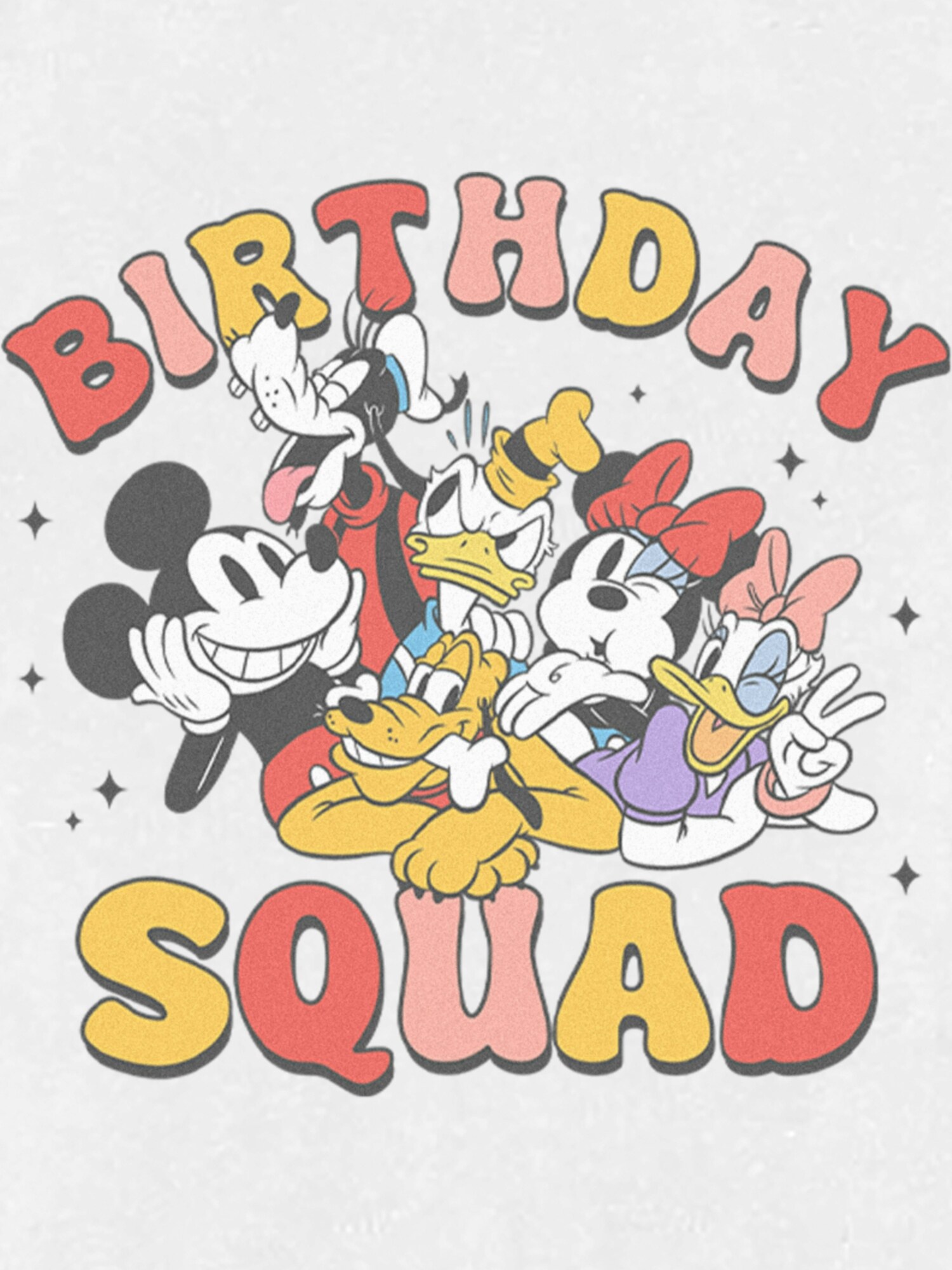 Футболка Old Navy Disney Birthday Squad Graphic T-Shirt для малышей, цвет: Белый — фото 2