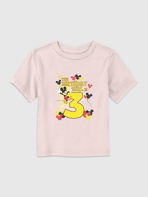 Image number 1 showing, Disney Mickey Birthday Girl Is 3 Graphic T-Shirt for Toddler