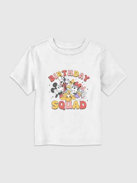 Disney Birthday Squad Graphic T-Shirt for Toddler - White