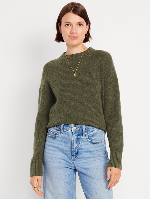 Image number 1 showing, SoSoft Crew-Neck Tunic Sweater