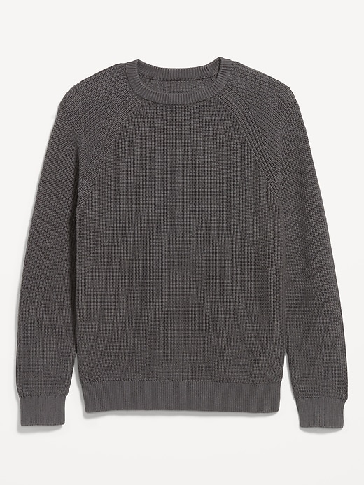 Image number 4 showing, Crew-Neck Shaker-Stitch Sweater