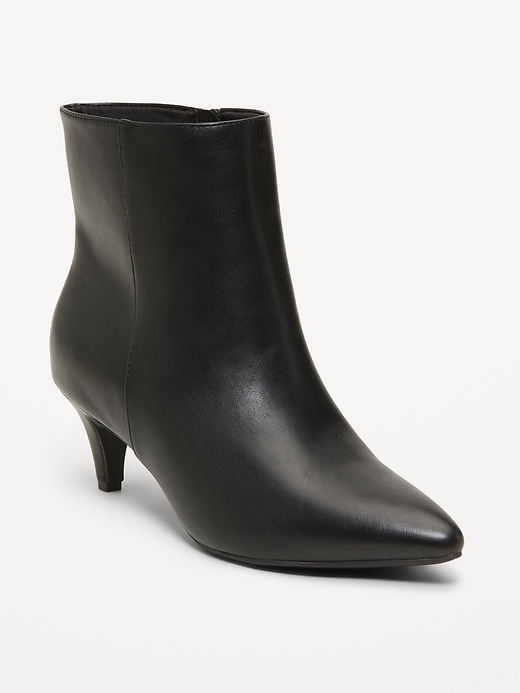 Image number 1 showing, Kitten Heel Booties for Women
