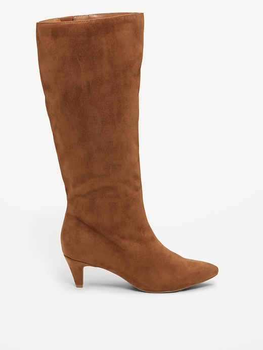 Image number 3 showing, Tall Kitten Heel Boots for Women