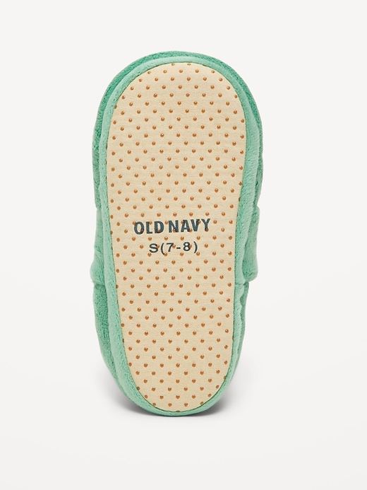 Image number 4 showing, Velour Critter Slippers for Toddler