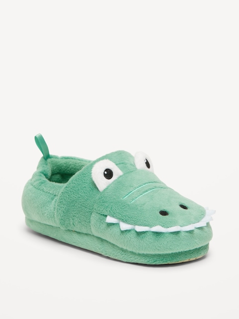 Velour Critter Slippers for Toddler